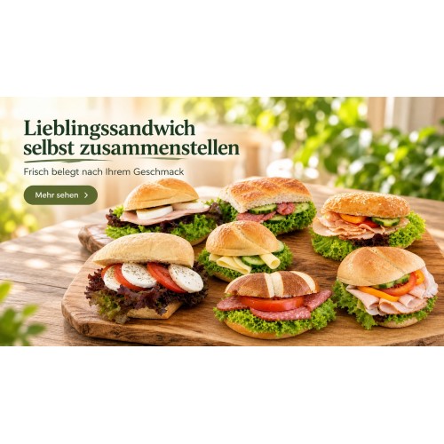 Stellen Sie Ihr Lieblingssandwich zusammen
