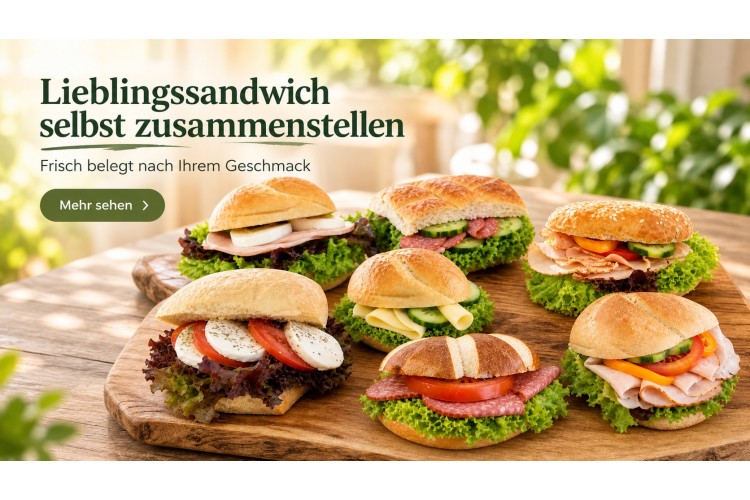 Stellen Sie Ihr Lieblingssandwich zusammen