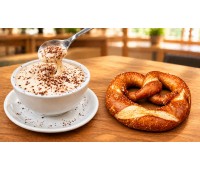 Cappuccino + Brezel