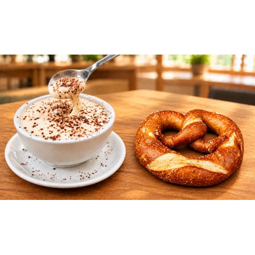 Cappuccino + Brezel
