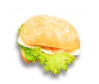 Ciabatta mit Tomate und Mozzarella