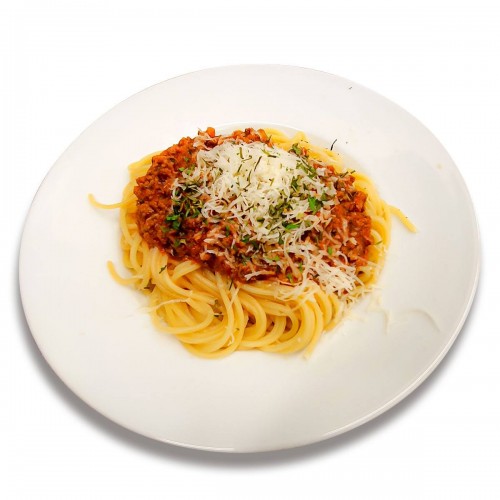 Spaghetti Bolognese dazu Beilagensalat